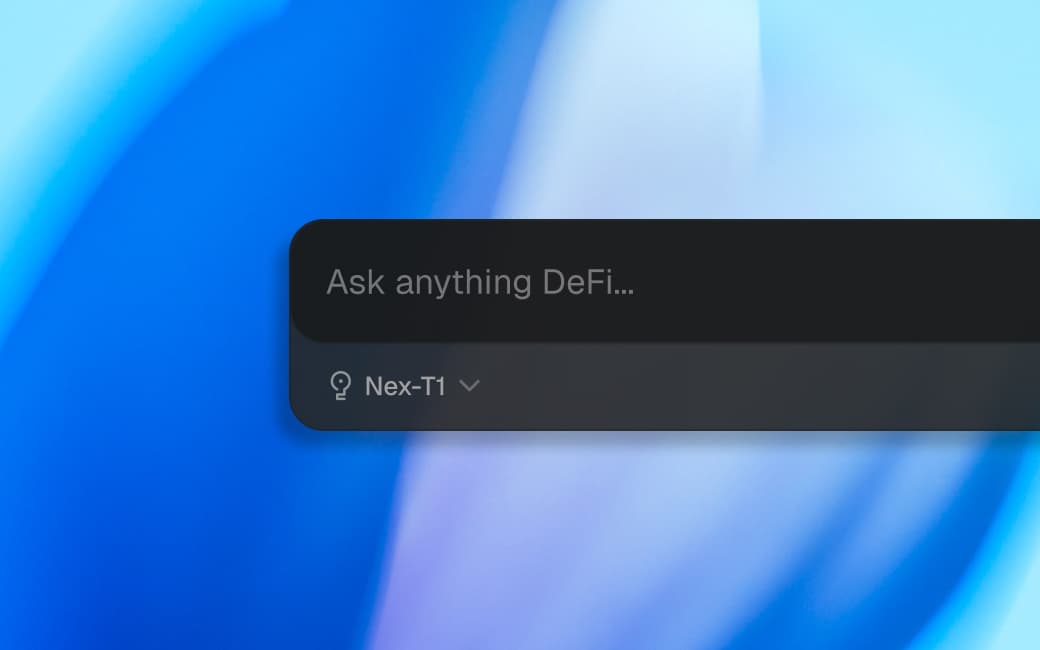 Getting Started with Nex-T1: Your AI Copilot for DeFi